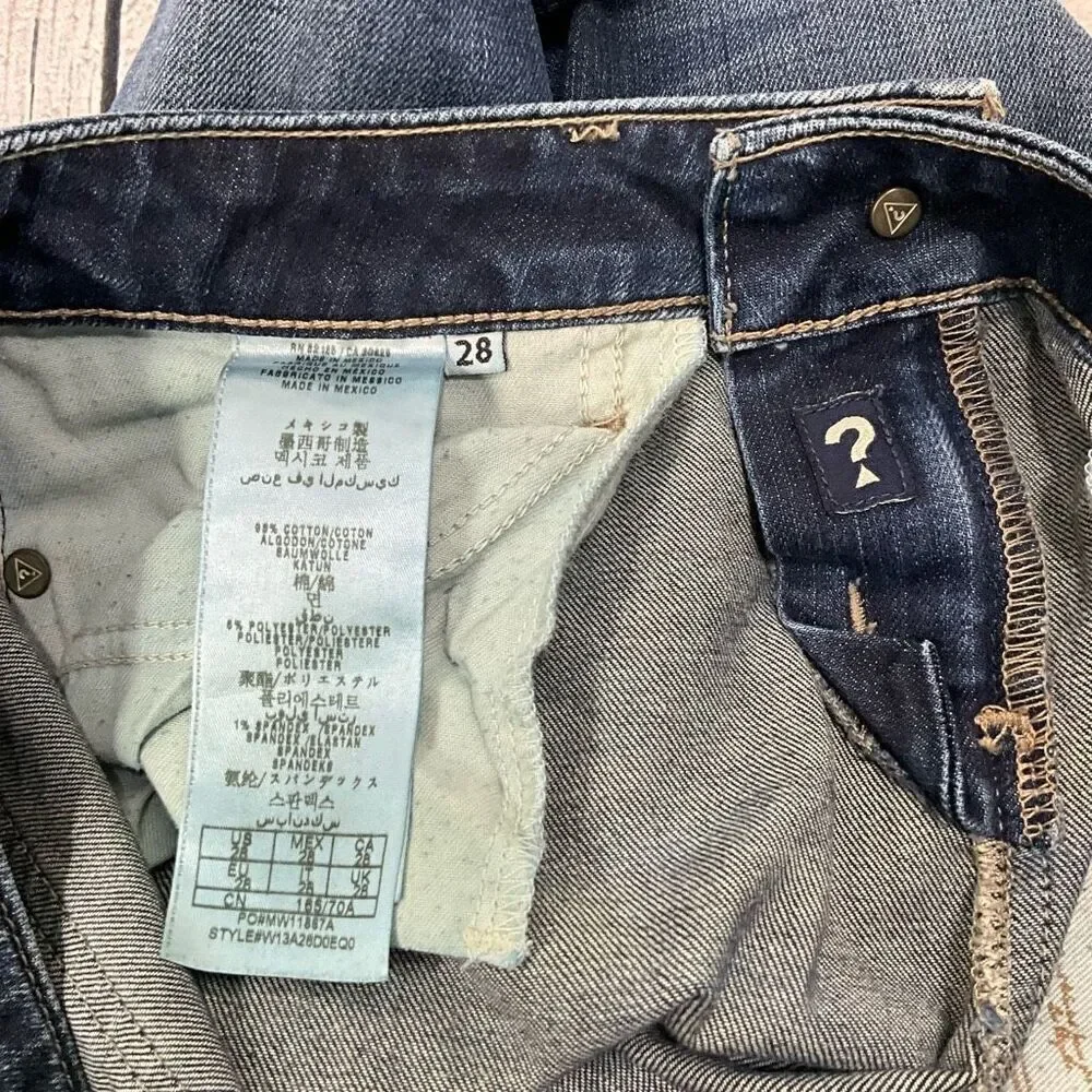 GUESS Cropped Cigarette Jeans